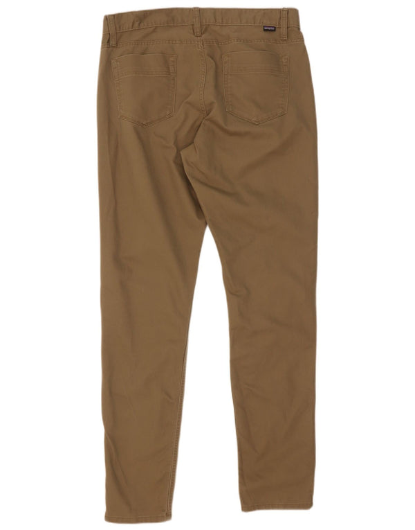 Patagonia Pantalones casuales delgados para mujer US 12 Large W34 L32 Beige