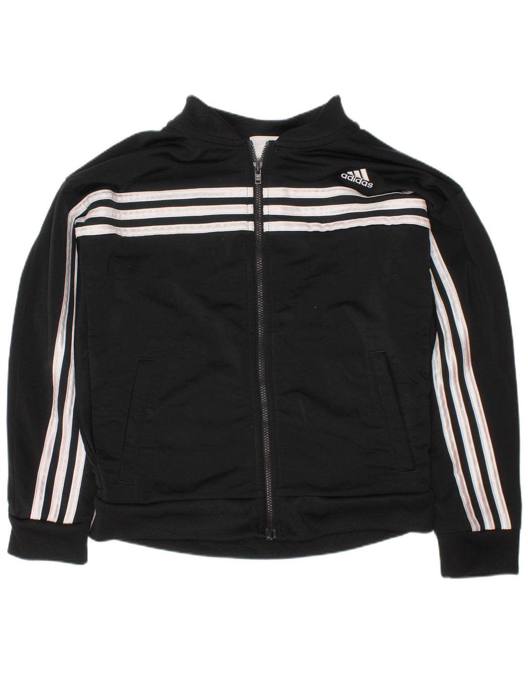 Adidas Chaqueta Chándal para Niños 7-8 Años Small Negro Poliéster