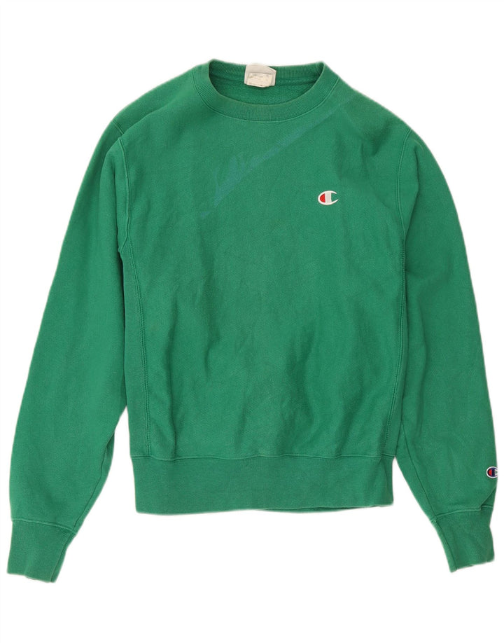 Champion Sudadera De Tejido Inverso Para Hombre Jersey Pequeño Verde