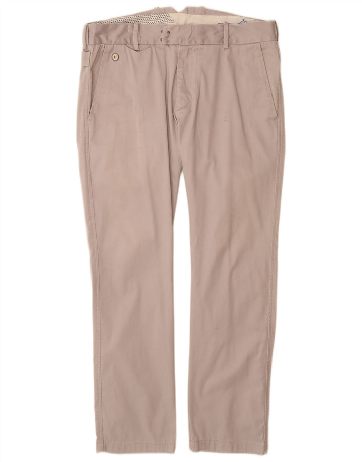 DIESEL Pantalón De Traje Recto Hombre W30 L29 Gris Algodón