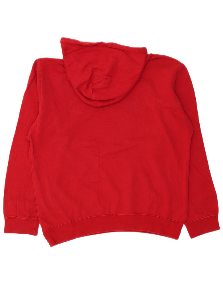 Champion Sudadera Con Capucha Gráfica Para Hombre Jersey De Algodón Rojo Medio