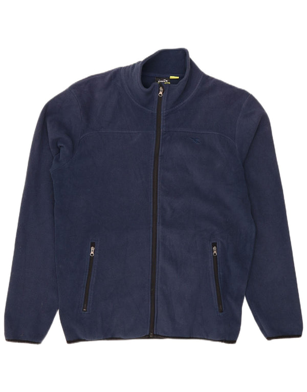 DIADORA Chaqueta polar para hombre UK 40 Large Azul marino