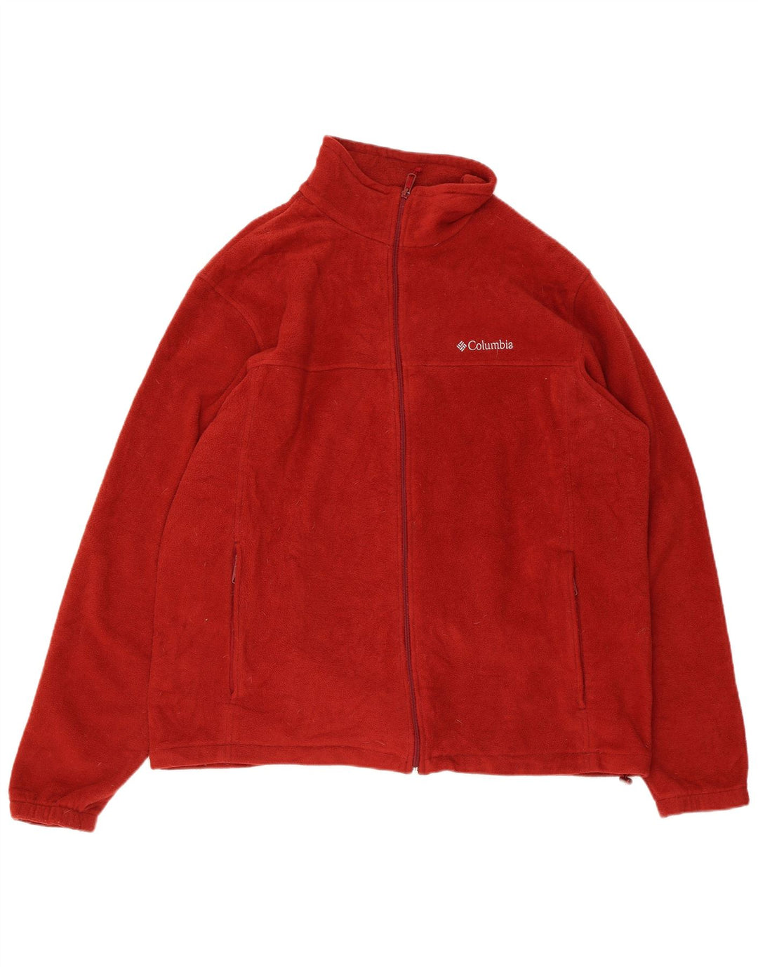 Columbia Chaqueta polar para hombre UK 44 2XL Poliéster rojo