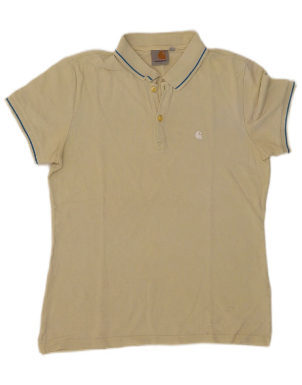 Polo Carhartt Hombre De Algodón Amarillo Medio