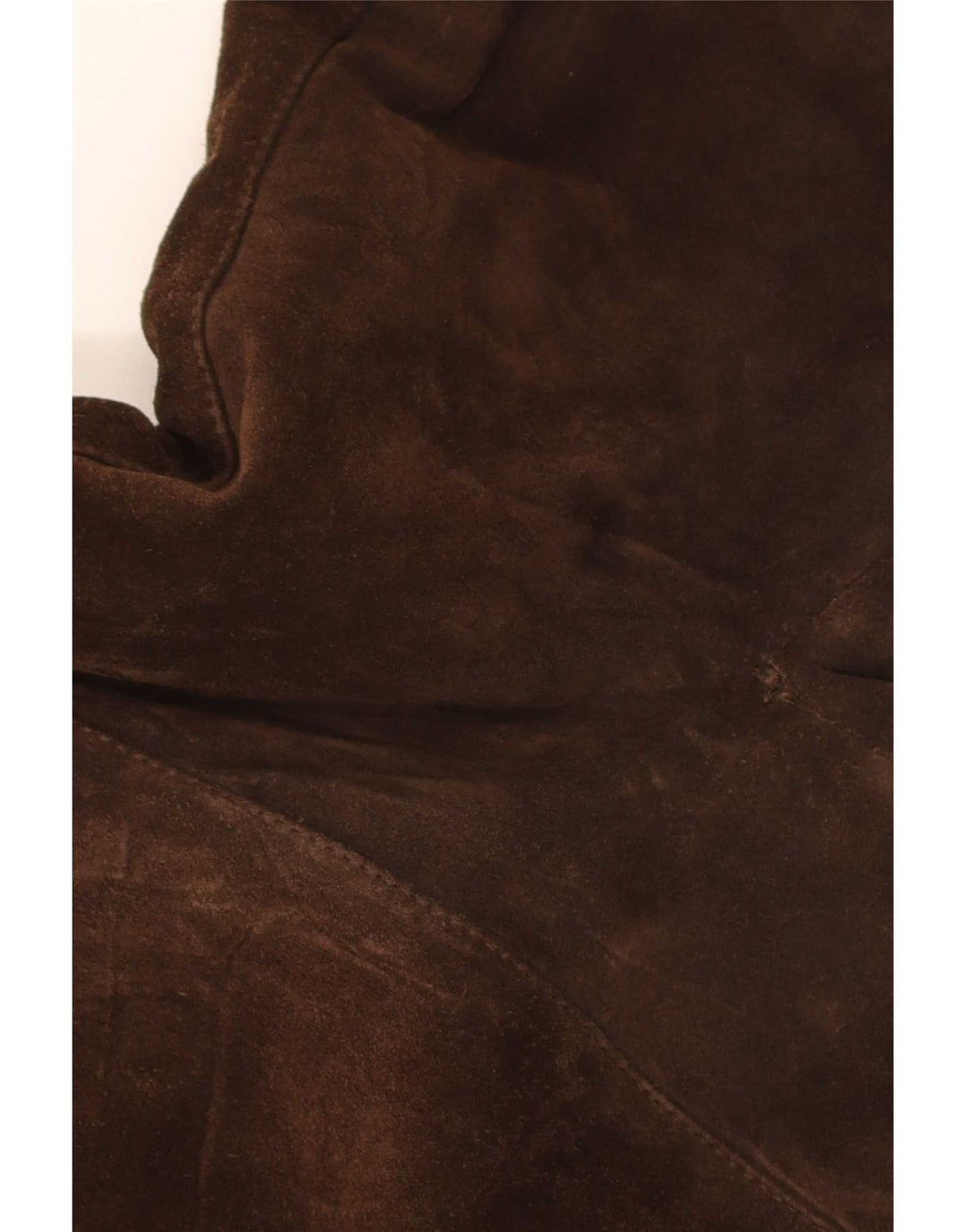 Vintage hombres Sherpa ante bomber chaqueta Reino Unido 36 pequeño marrón