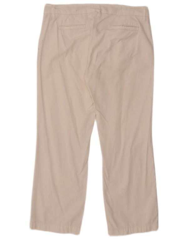 Pantalones chinos rectos para mujer North Sails IT 44 Medium W32 L25 Blanco