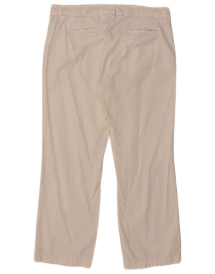 Pantalones chinos rectos para mujer North Sails IT 44 Medium W32 L25 Blanco