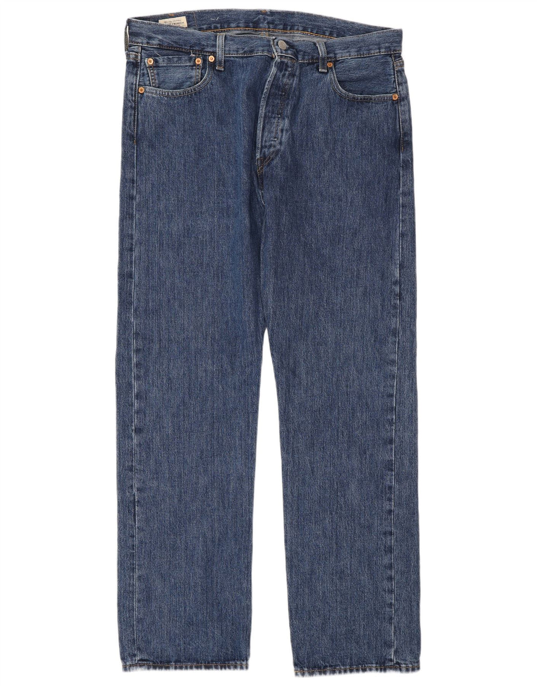 Levi's Hombre 501 Vaqueros Rectos W36 L32 Algodón Azul