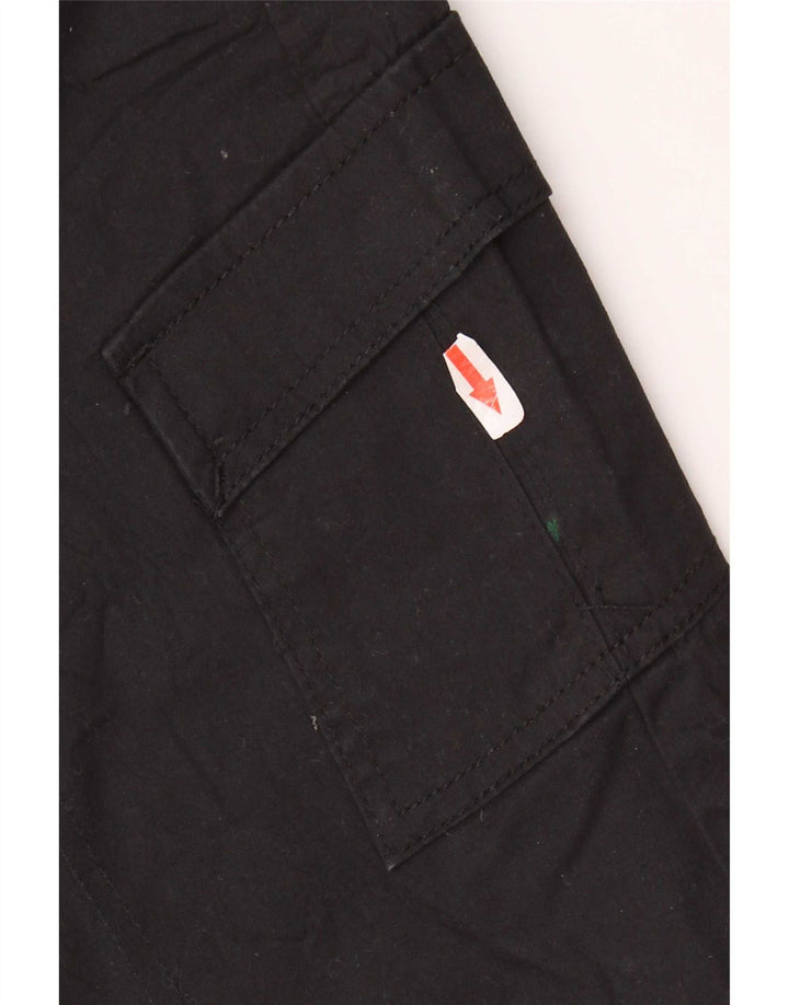 Lee pantalones cortos cargo de talle medio para mujer US 6 mediano W30 algodón negro