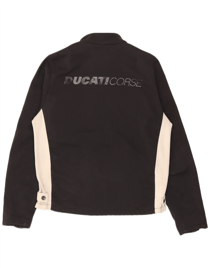 Ducati Chaqueta gráfica Racer para hombre UK 38 Medium Black Colourblock