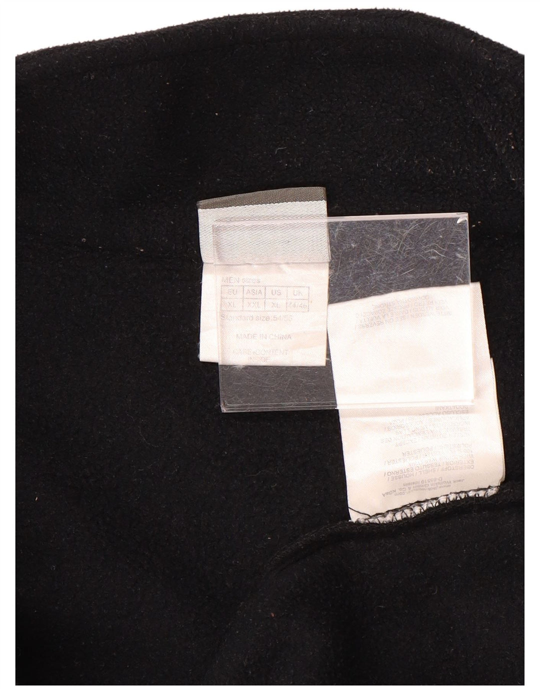 Jack Wolfskin Chaqueta polar con forro para hombre UK 44/46 XL Poliéster negro