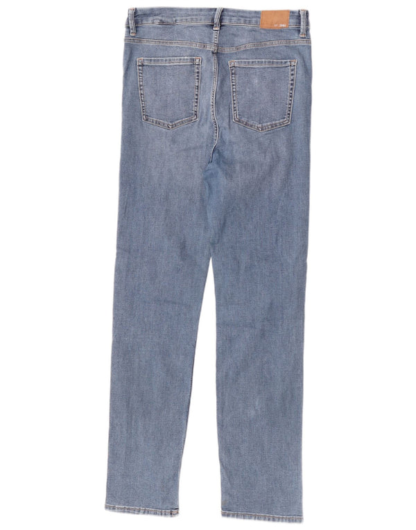 Marks & Spencer Jeans rectos The Sienna para mujer UK 12 Medium W30 L30 Azul