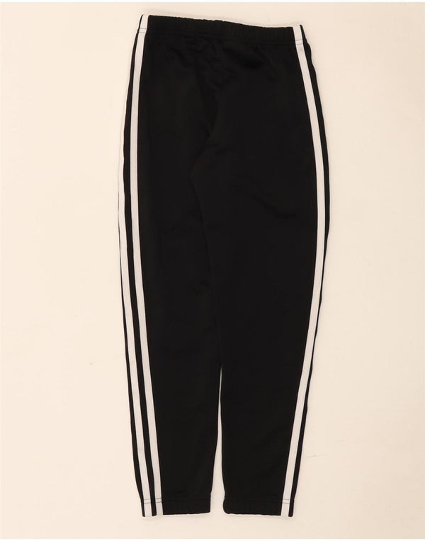 Adidas Boys Tracksuit Trousers Joggers 6-7 Years Black Polyester