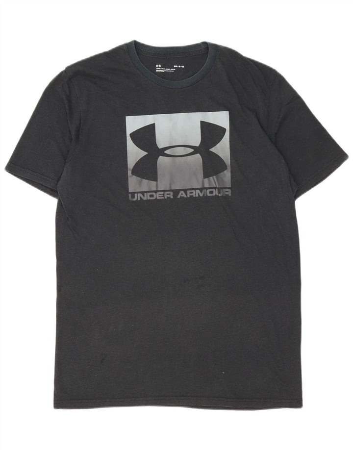 Under Armour Camiseta gráfica para hombre, parte superior mediana negra