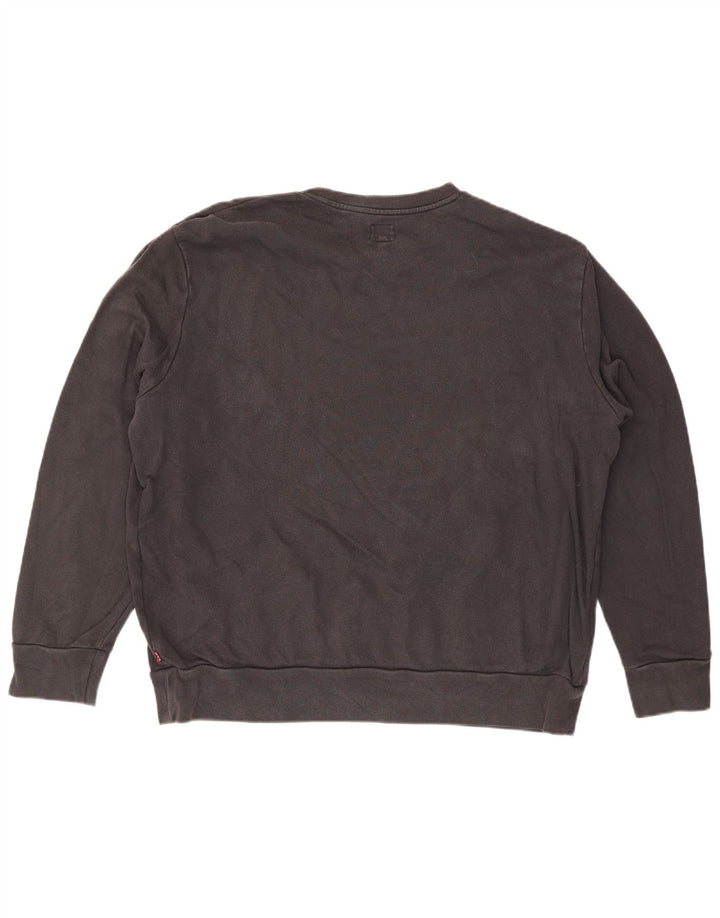 Levi's Sudadera gráfica para hombre Jumper 2XL Algodón negro