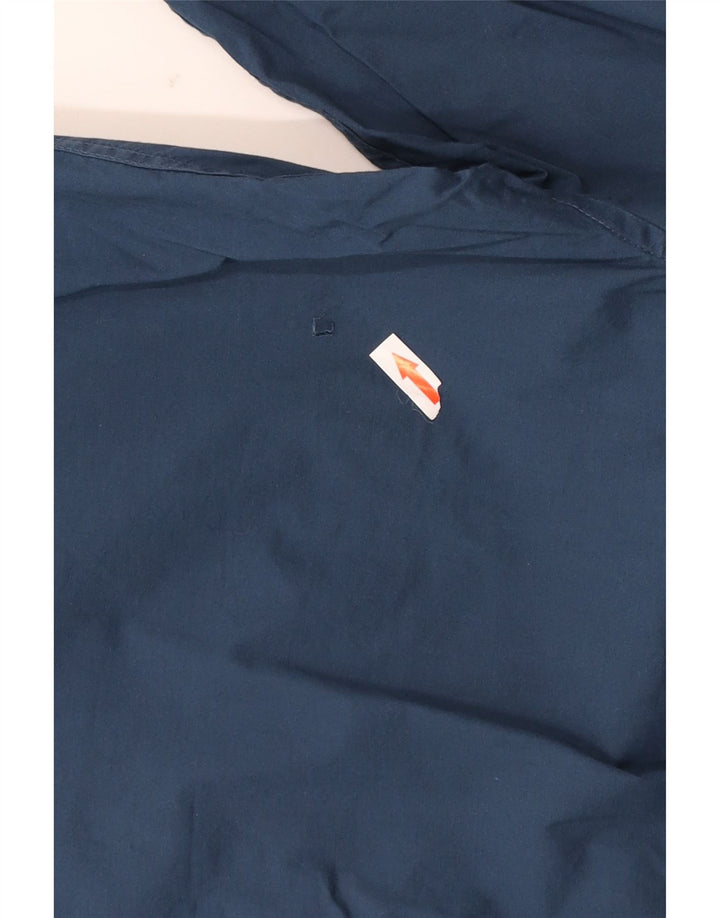Camisa Penguin Hombre Algodón Azul Medio