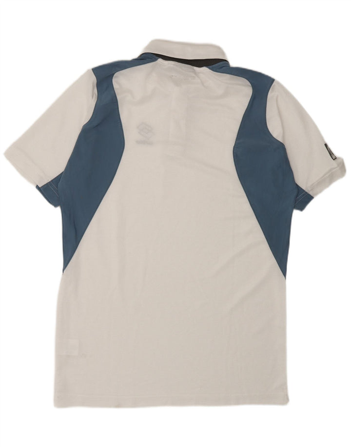 LOTTO Polo Hombre XL Blanco Colorblock Poliéster
