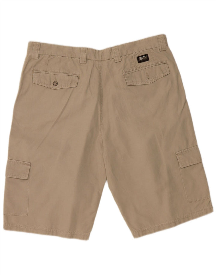 IVY OXFORD Pantalones cortos cargo para hombre IT 52 XL W38 Algodón beige