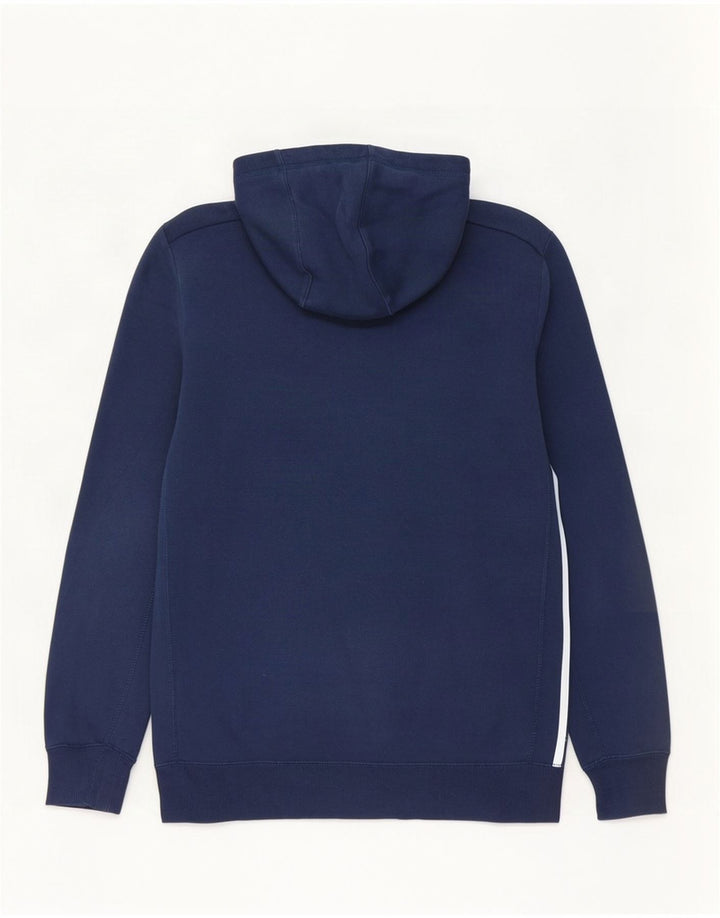 Adidas Hombre Sudadera Con Capucha Jumper Medium Azul Marino Algodón