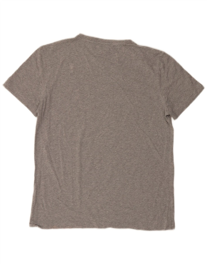 Tommy Hilfiger Camiseta para hombre Top grande gris moteado