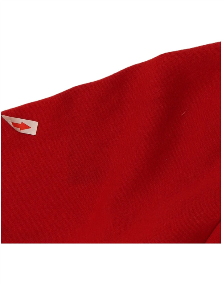 Adidas Hombre Sudadera Con Capucha Jumper Medium Rojo Algodón