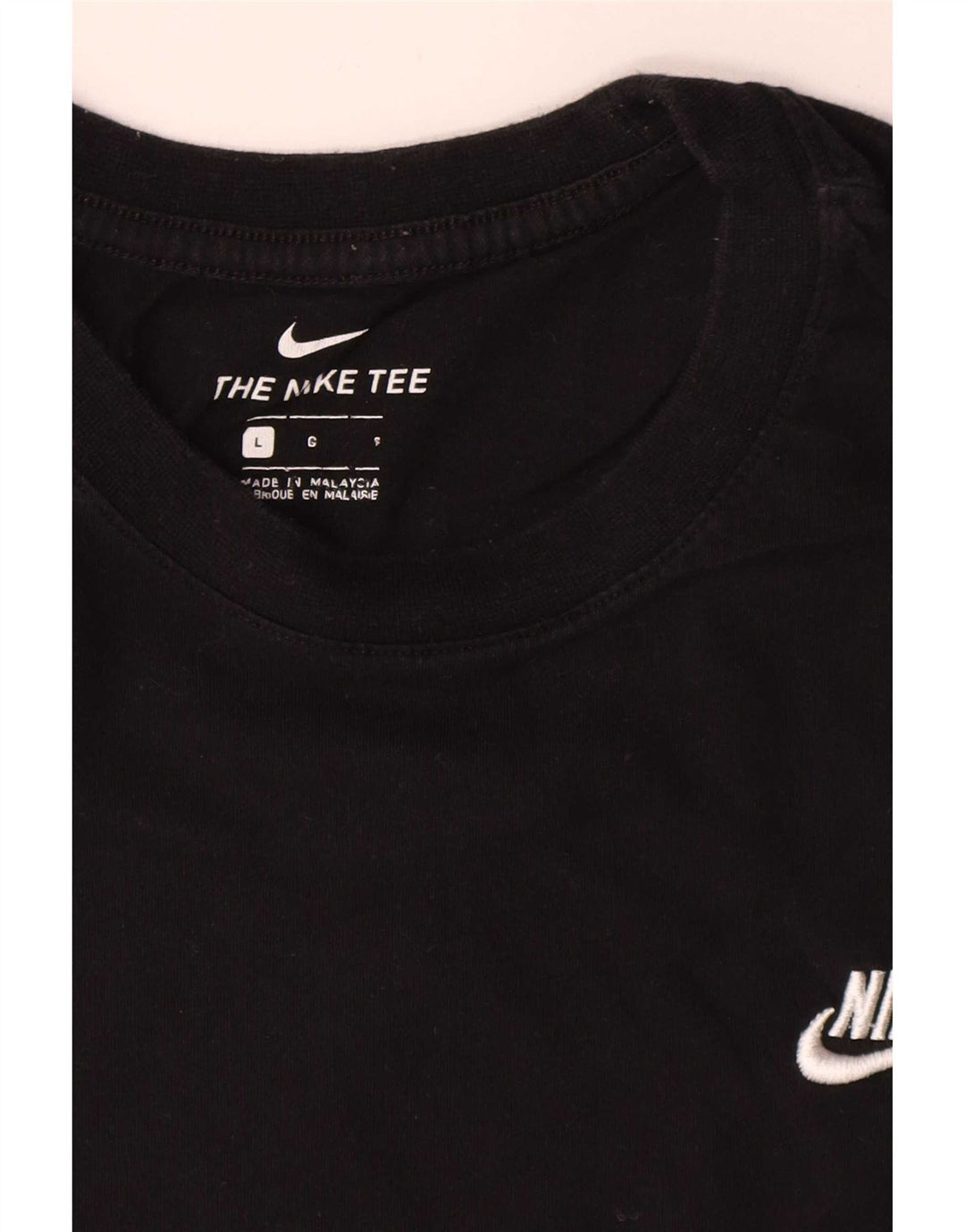 Nike - Camiseta para hombre, talla grande, color negro, algodón
