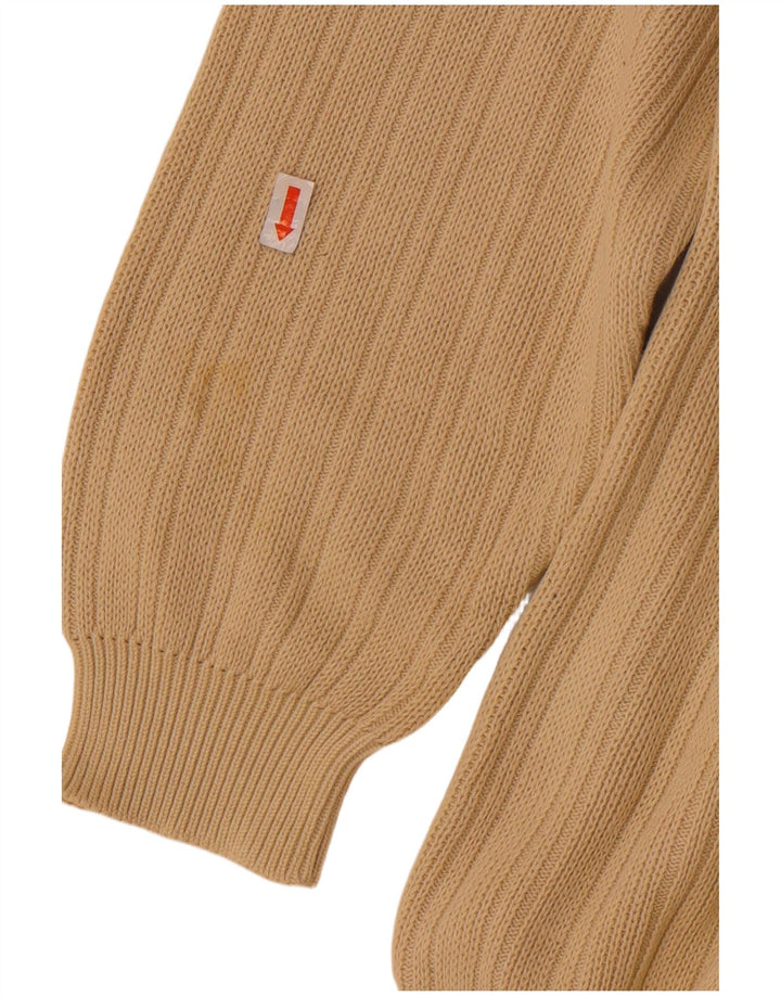 Marlboro Classics - Jersey con cuello en V para hombre, talla XL, algodón beige