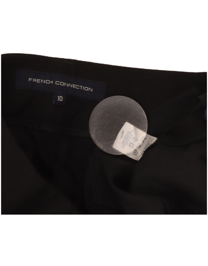 French Connection Pantalones de traje con pinzas para mujer UK 10 Small W32 L32 Negro