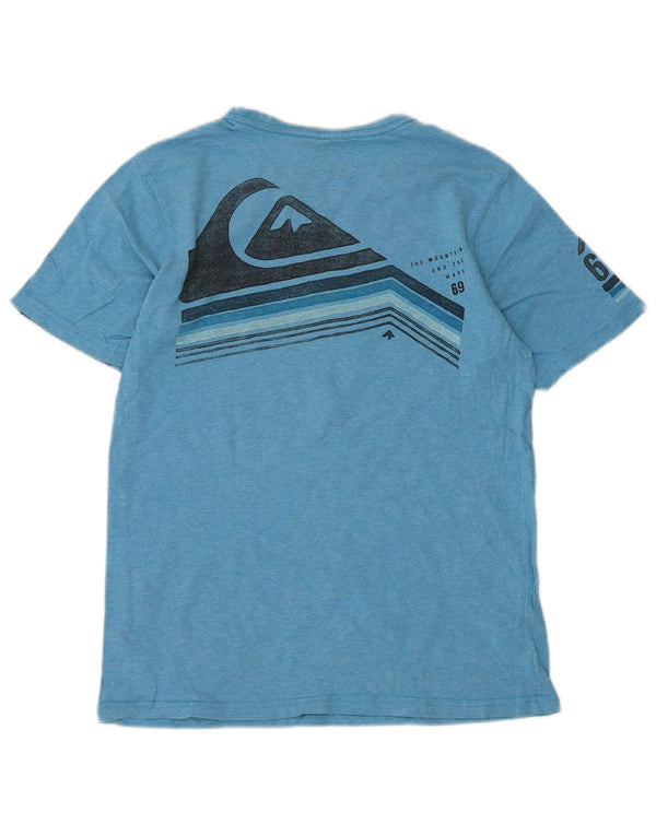 Quiksilver Camiseta Gráfica para Niños Top 13-14 Años Azul Algodón