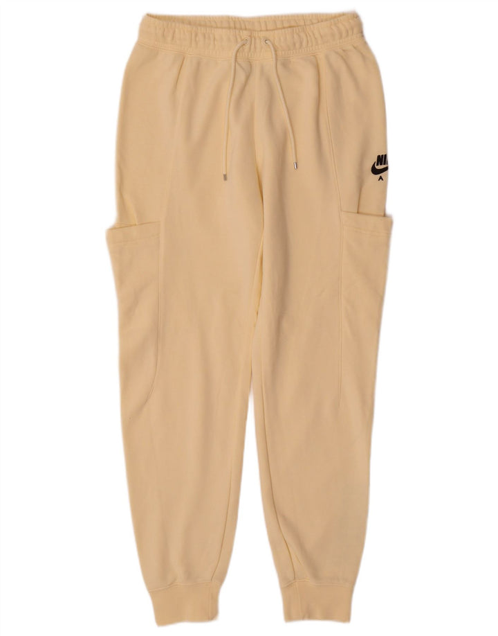 Nike Hombre Cargo Chándal Pantalones Joggers Small Amarillo Algodón