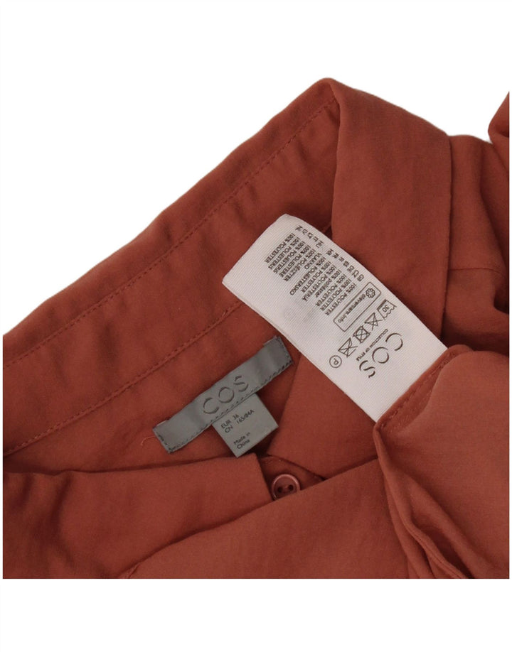 Vestido camisero extragrande para mujer Cos EU 36 Poliéster naranja pequeño