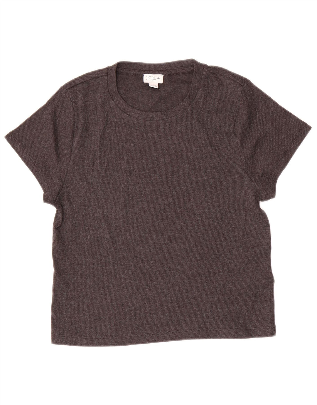 J. CREW Camiseta para mujer Top UK 44 Grande Gris Algodón