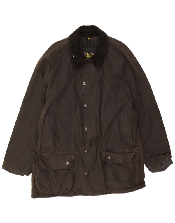 Barbour Chaqueta de algodón encerado Beaufort holgada para hombre EU 48 Marrón medio