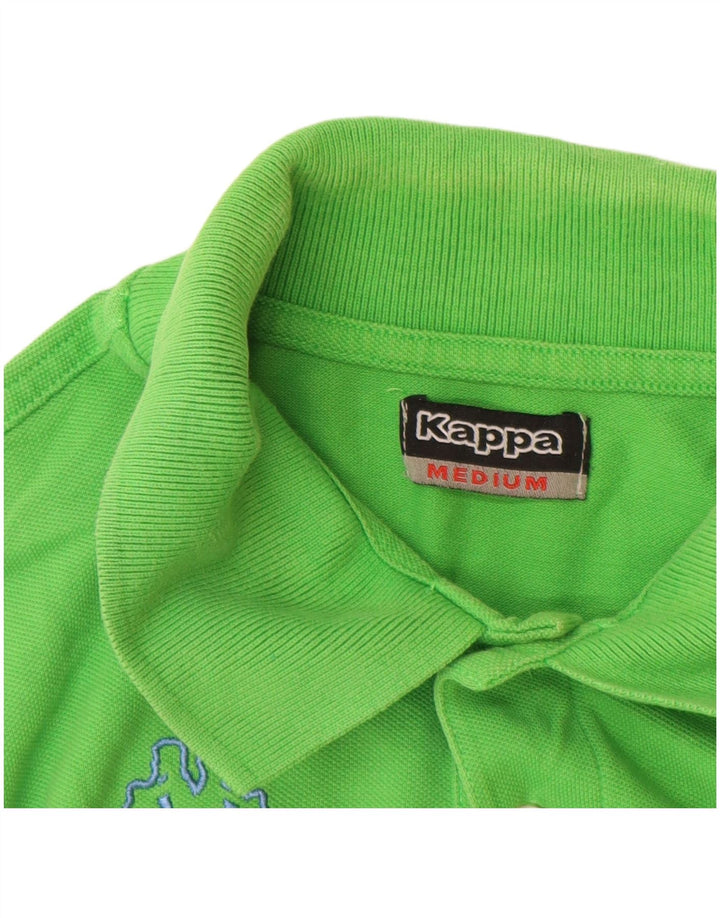 KAPPA Polo Hombre Algodón Verde Medio