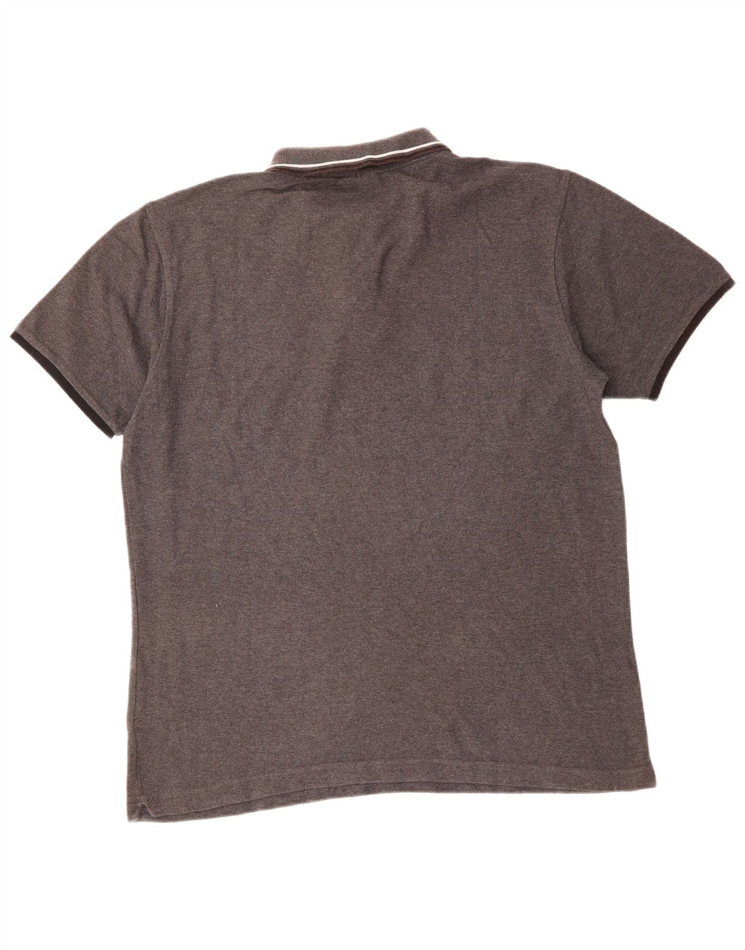 FILA Mens Polo Shirt Large Grey Cotton