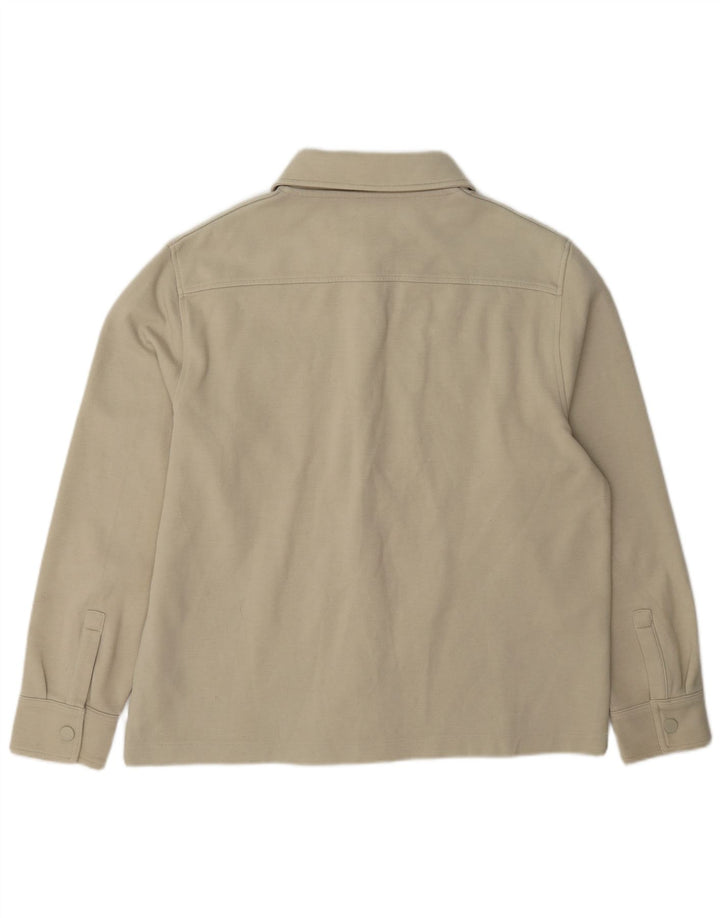 Marks & Spencer Chaqueta Bomber Autograph para Hombre UK 40 Grande Poliéster Beige