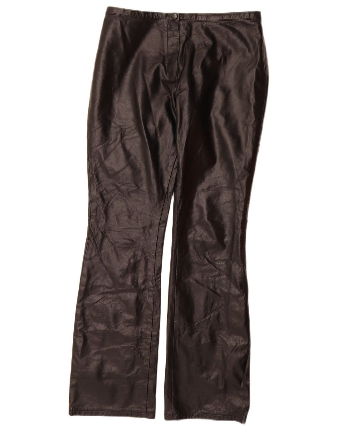 VINTAGE Pantalones casuales con corte de bota para mujer US 9 Medium W28 L30 Negro