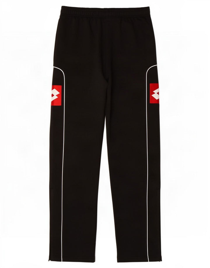Lotto Hombre Pantalones De Chándal Gráficos Poliéster Color Block Mediano Negro