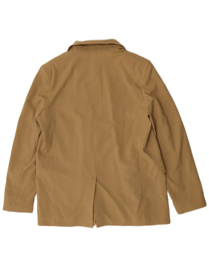 Topshop Chaqueta tipo blazer con doble botonadura para mujer UK 40 Poliéster beige medio