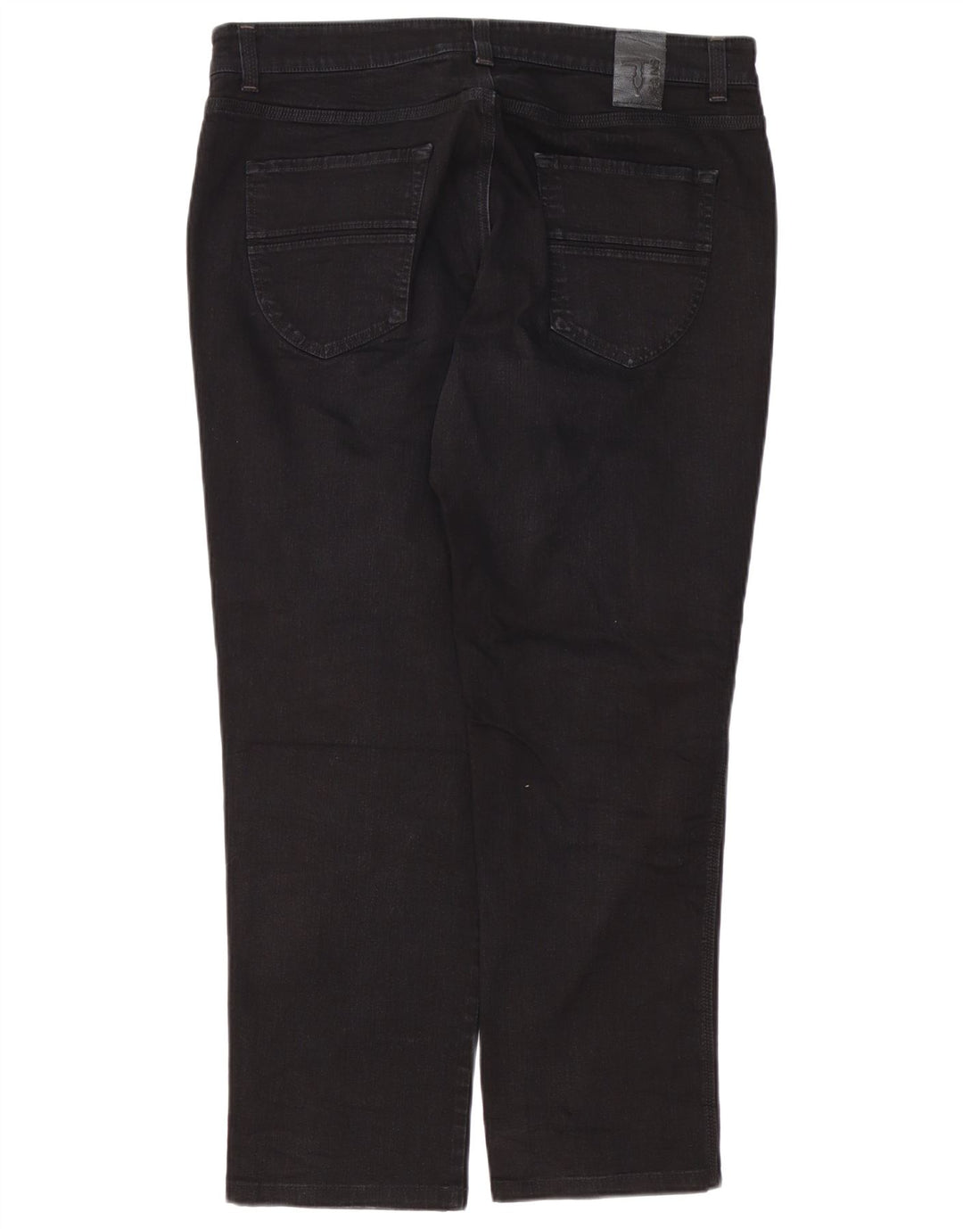 Vaqueros Trussardi Hombre Rectos W40 L30 Negro Algodón