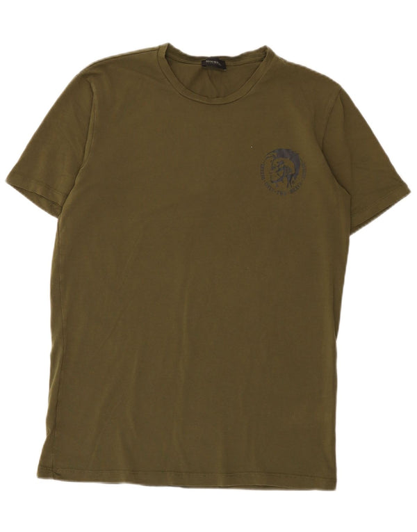 Diesel Hombre Camiseta Top Medium Khaki