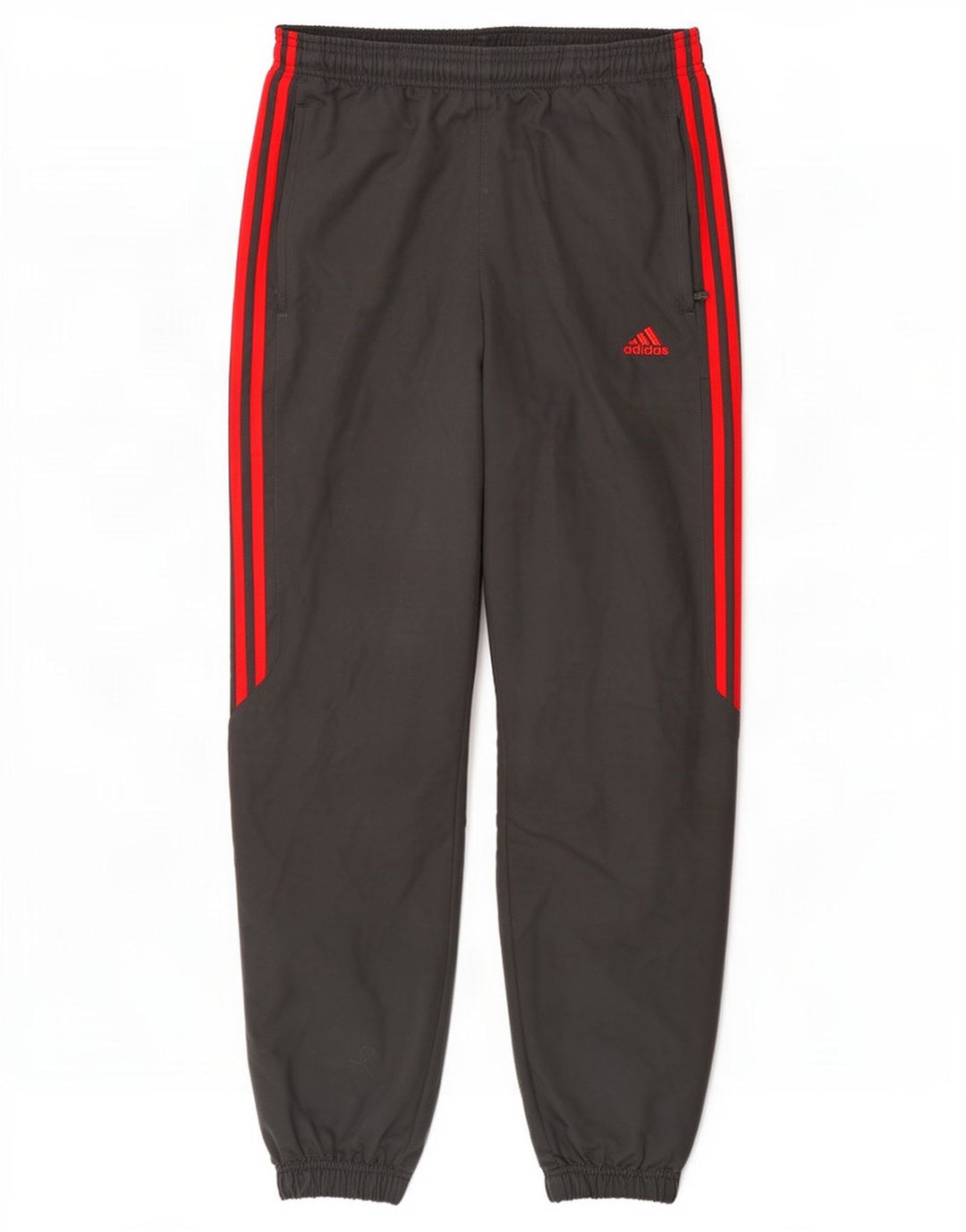 Adidas Hombre Pantalones De Chándal Joggers Gris Medio Poliéster