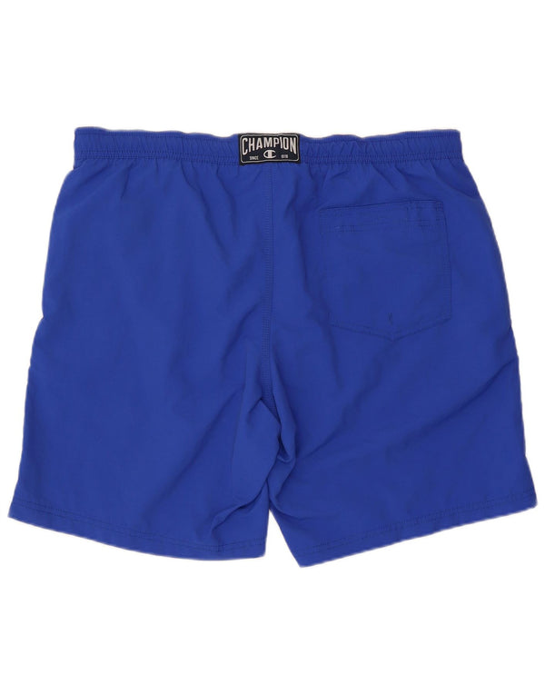 CHAMPION Shorts de baño gráficos para hombre 2XL Poliéster azul