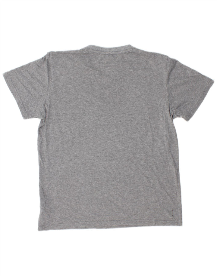 Camiseta Adidas Hombre Top Algodón Gris Medio