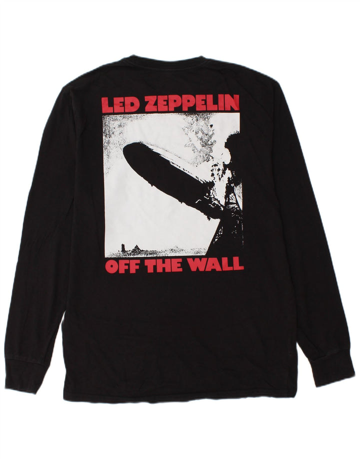 VANS Hombre Classic Fit Graphic Top Manga Larga Algodón Negro Mediano