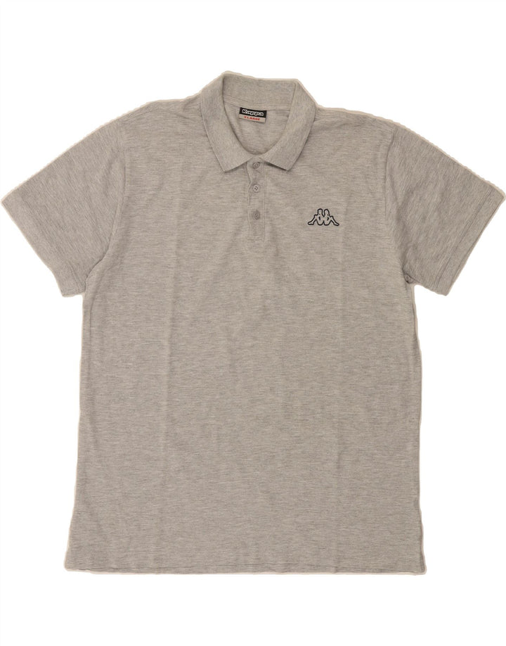 KAPPA Mens Polo Shirt XL Grey Vintage Kappa and Second-Hand Kappa from Messina Hembry 