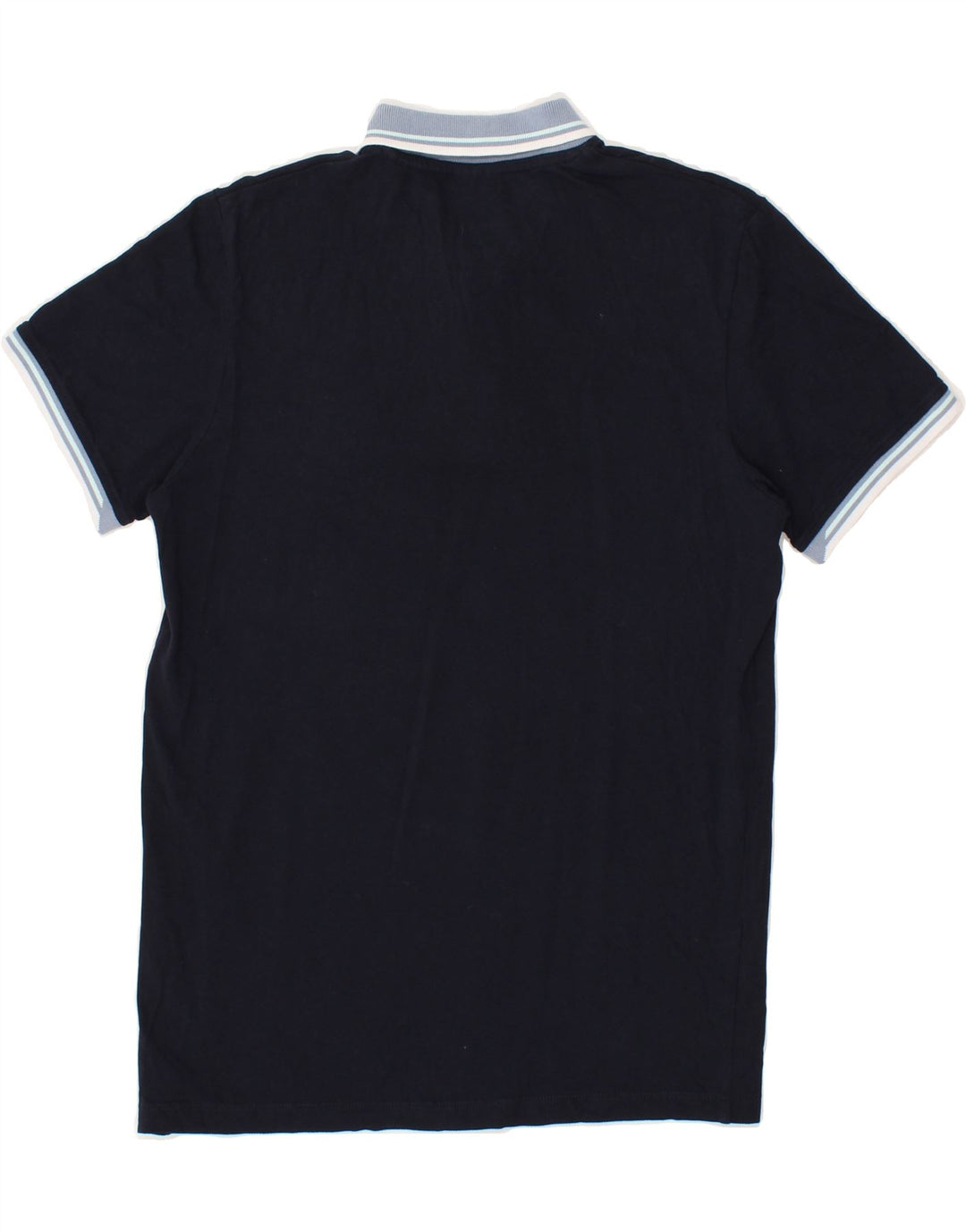 JACK & JONES Mens Polo Shirt Small Navy Blue Cotton Vintage Jack & Jones and Second-Hand Jack & Jones from Messina Hembry 