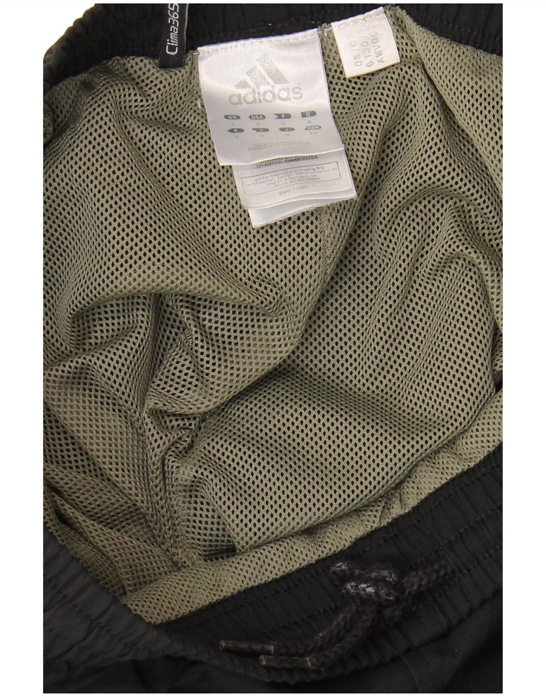 Adidas Mens Clima 365 Pantalones De Chándal Pequeño Negro Poliéster