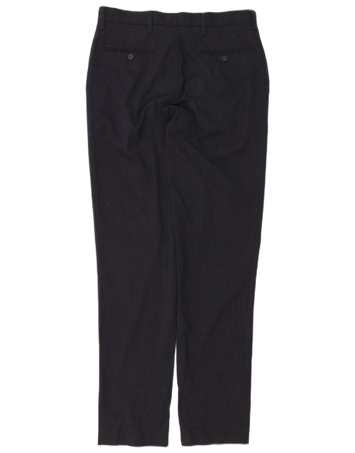 Marks & Spencer Pantalones chinos ajustados para hombre W32 L33 Poliéster gris