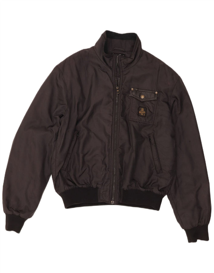 Refrigiwear Chaqueta Bomber para Hombre UK 42 XL Poliamida Negra